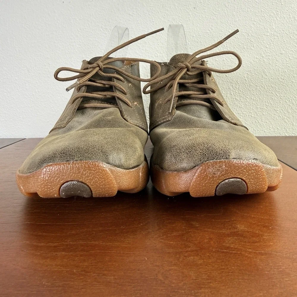 Twisted X Men's Chukka Driving Mocs MDM0011 Leather Men's 8.5 Brown Excellent